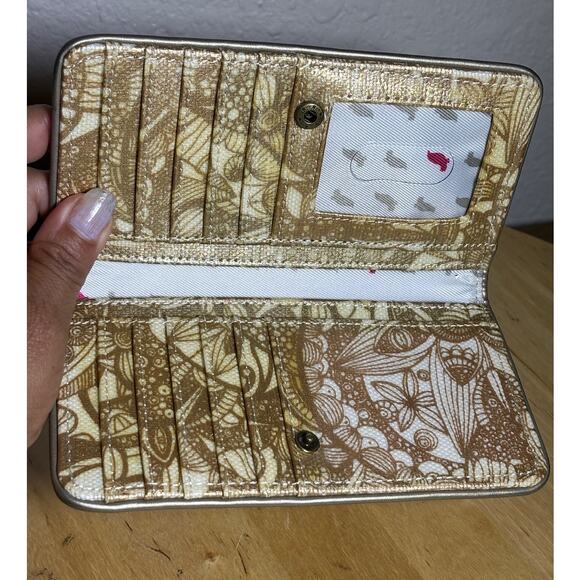 Sakroots Artist Circle Rose Gold Wallet NWT - Picture 3 of 5